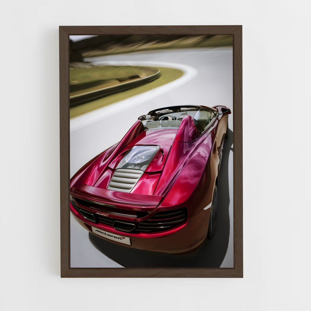 Poster Ferrari en Folie – affiche Mclaren (vue 5)